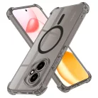 iPhone 17 Füstfekete Techsuit ütésálló átlátszó szilikon tok MagSafe kompatibilitással
