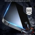 iPhone 17 Air Fekete ESR Adatvédelmi Edzett Üvegfólia (3 darab)