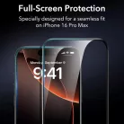 iPhone 17 Air Átlátszó ESR Edzett üvegfólia (3 db)