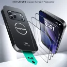 iPhone 17 Pro Átlátszó ESR Edzett Üveg UltraFit (3 darabos csomag) üvegfólia