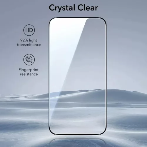 iPhone 17 Air Átlátszó ESR UltraFit edzett üveg (3 darab) üvegfólia