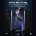 iPhone 17 Pro Fekete ESR Privacy Armorite Képernyővédő UltraFit üvegfólia (3 csomag)