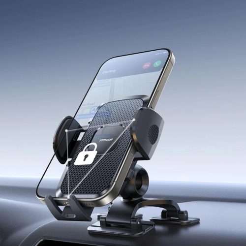 Joyroom JR-ZS259 klipszes autós telefontartó három állítható lábbal - fekete