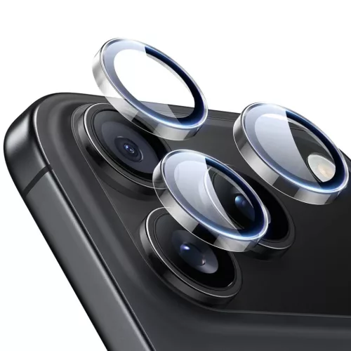 Apple iPhone 14 Pro / Pro Max / 15 Pro / Pro Max / 16 Pro / Pro Max / 17 Pro / Pro Max átlátszó ESR Armorite üvegfólia kamera védő
