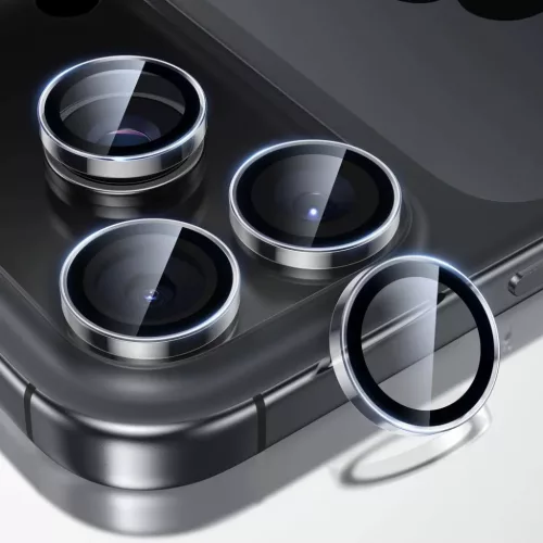 Apple iPhone 14 Pro / Pro Max / 15 Pro / Pro Max / 16 Pro / Pro Max / 17 Pro / Pro Max átlátszó ESR Armorite üvegfólia kamera védő