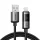 Joyroom S-A16 Pro Prism Series 3A USB-A - Lightning Kábel Kijelzővel 1.2m - Fekete
