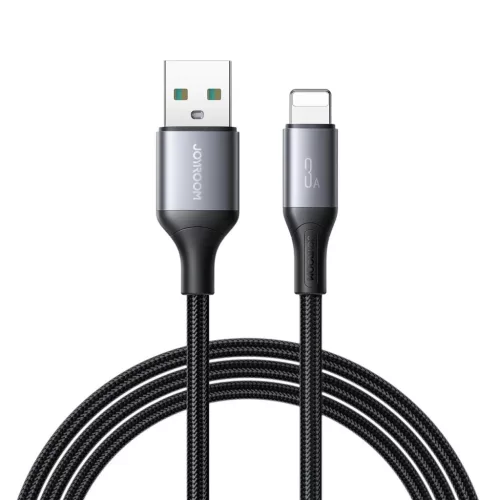 Joyroom S-A28 Flash Series 3A USB-A - Lightning kábel 1m - fekete