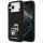iPhone 17 Pro Max fekete Karl Lagerfeld Liquid Silicone K&CH Sketch MagSafe tok