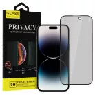 iPhone 17 Pro fekete Edzett üveg adatvédelmi üveg üvegfólia