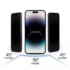iPhone 17 Pro fekete Edzett üveg adatvédelmi üveg üvegfólia