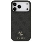 iPhone 17 Pro Max Guess 4G Kis Klasszikus Logo MagSafe tok fekete