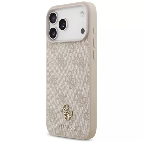 iPhone 17 Pro Max rózsaszín Guess 4G Kis Klasszikus MagSafe tok