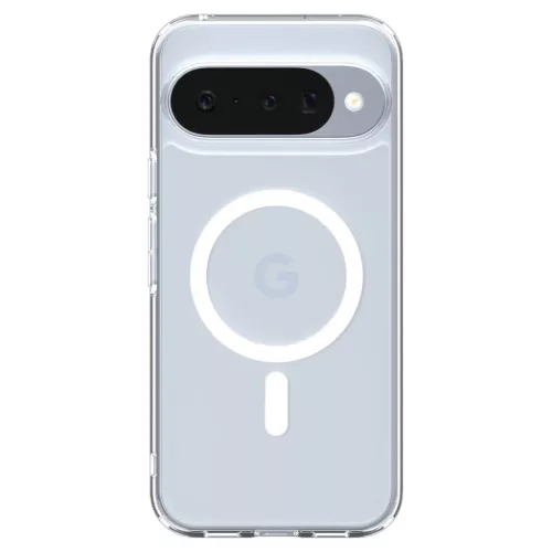 Google Pixel 10/10 Pro Spigen Ultra Hybrid Mag Magsafe tok Átlátszó/fehér