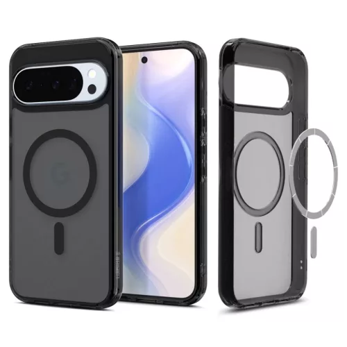 Google Pixel 10 / 10 Pro Spigen Ultra Hybrid Mag Magsafe tok Fagyos Fekete