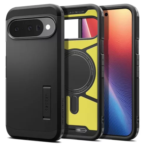 Google Pixel 10 / 10 Pro Spigen Tough Armor Mag Magsafe tok Fekete