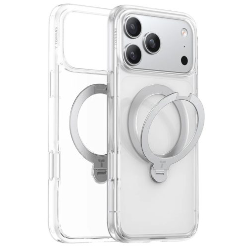 iPhone 17 Pro Max Torras Ostand Spin MagSafe Series - Átlátszó tok