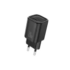 FONENG wall charger EU69 PD 20W 1xUSB-C + kábel USB-C - USB-C Fekete