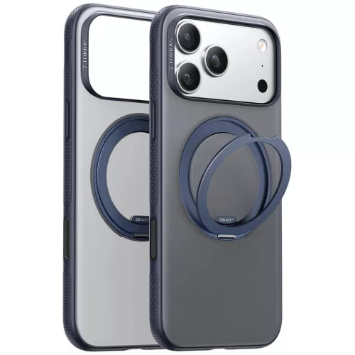 iPhone 17 Pro Max Torras Ostand R Fitness Series - Sötétkék tok