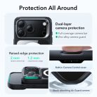 iPhone 17 Pro Max ESR Classic Hybrid Kickstand Magsafe átlátszó/fekete tok