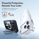 iPhone 17 Pro Max ESR Classic Hybrid Kickstand Magsafe átlátszó/fekete tok