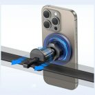 Mágneses autós telefontartó USAMS ZJ081 légbefúvóhoz kék