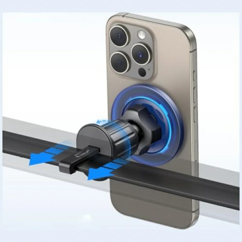 Mágneses autós telefontartó USAMS ZJ081 légbefúvóhoz kék