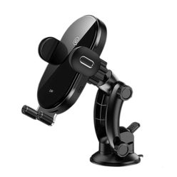   USAMS Induktív Telefontartó US-CD131 15W Automatikus Szélvédő/Műszerfal fekete