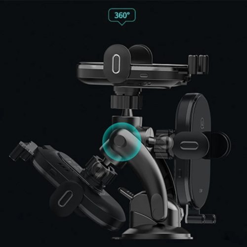 USAMS Induktív Telefontartó US-CD131 15W Automatikus Szélvédő/Műszerfal fekete