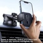 USAMS autós tartó műszerfalra/szélvédőre fekete ZJ072ZJ01