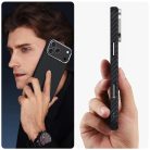 iPhone 17 Pro Max Tech-protect Ion Carbon Magsafe tok Fekete/Ezüst