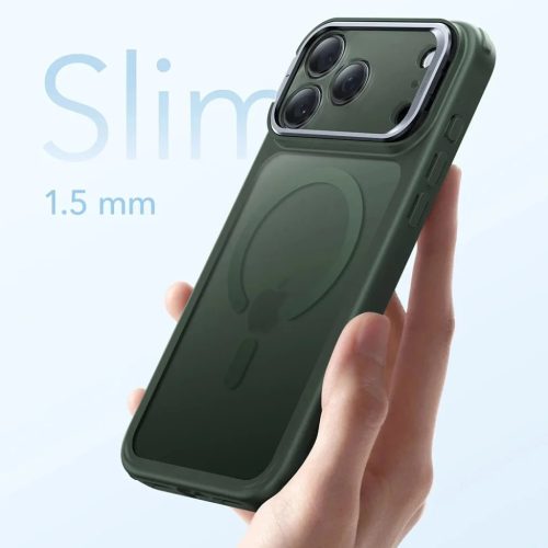 iPhone 17 Pro Max - ESR Classic Hybrid HaloLock - Matt Zöld tok