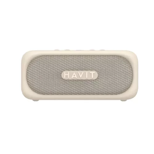 Havit Wireless Hangszóró (SK905BT) - Type-C, Bluetooth 5.3, TWS, TF, AUX, Kihangosító Hívás, IPX7, 2000mAh - Bézs