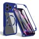 iPhone 17 Pro Max Techsuit - ColorVerse 360 MagSafe sorozat + Képernyővédő - Kék tok