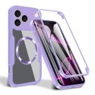 iPhone 17 Pro Max Purple Techsuit - ColorVerse 360 MagSafe Series + Képernyővédő tok