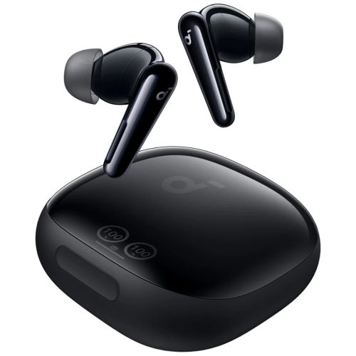 Wireless Earbuds SoundCore Liberty 4 Pro NC (A3954GF1) - Bluetooth 5.3, ANC, Hi-Res Hang, LDAC, TWS - Fényes Fekete Anker