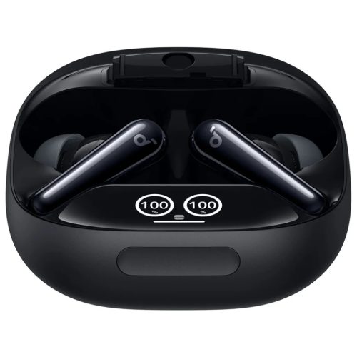 Wireless Earbuds SoundCore Liberty 4 Pro NC (A3954GF1) - Bluetooth 5.3, ANC, Hi-Res Hang, LDAC, TWS - Fényes Fekete Anker