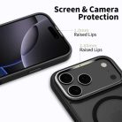 iPhone 17 Pro Max Tech-protect Magedge Magsafe tok matt fekete/fémes szürke