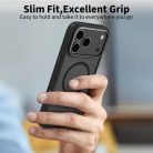 iPhone 17 Pro Max Tech-protect Magedge Magsafe tok matt fekete/fémes szürke