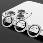 iPhone 17 Pro/17 Pro Max Fekete HARD DIAMOND Edzett üveg (kamera) üvegfólia (3 darab lencse)