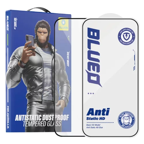 iPhone 15 Pro Fekete Blueo Anti-Static HD Üveg üvegfólia