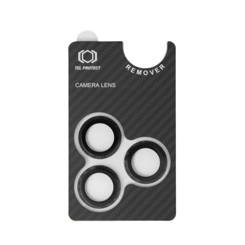 Temperált üveg Tel Protect 3D Lens Aramid Series kamera védő iPhone 14/14 Plus/16e/17e-hez (2 darab lencse) üvegfólia