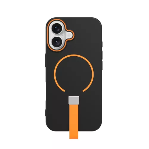 iPhone 16 Pro vékony mágneses fekete tok