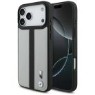 iPhone 17 Pro Max BMW M Perforated Stripe Logo MagSafe szürke tok