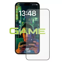   iPhone 15 Fekete ANANK 2.5D Ujjlenyomatmentes Képernyővédő üvegfólia