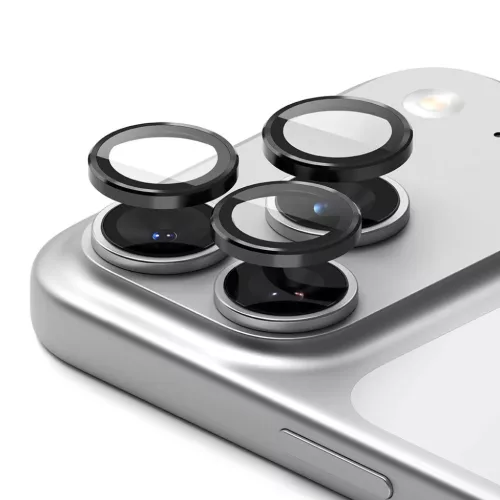 iPhone 17 Pro / 17 Pro Max Ringke Kameravédő Keret 2 csomag Fekete üvegfólia