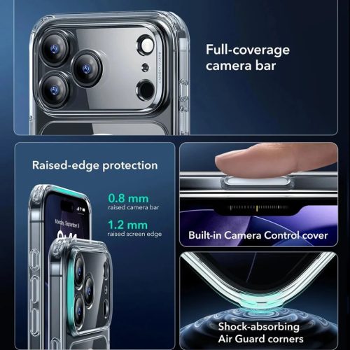 iPhone 17 Pro Max Clear ESR Classic Hybrid HaloLock tok