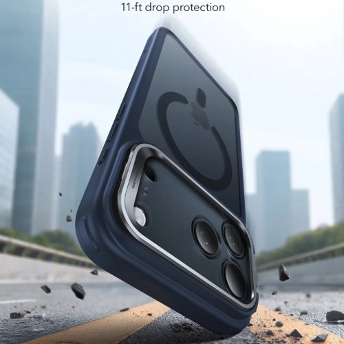 iPhone 17 Pro Max ESR Classic Hybrid HaloLock Kitámasztható tok - Matt Kék