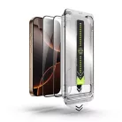 iPhone 17 Pro Techsuit TitanGlass FullCover (2 pack) - Fekete üvegfólia
