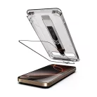 Apple iPhone 17 Pro Max Techsuit TitanGlass FullCover - Fekete üvegfólia