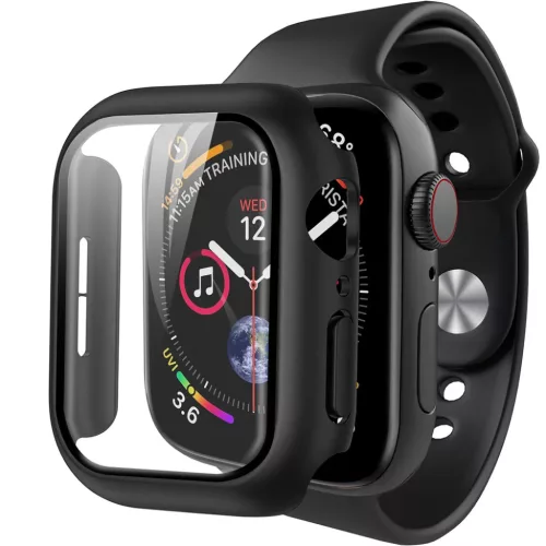 Apple Watch 7 41mm Fekete ANANK kijelzővédő tok